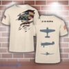 P-36 Hawk P36 Aircraft 3D T-Shirt For Men And Women