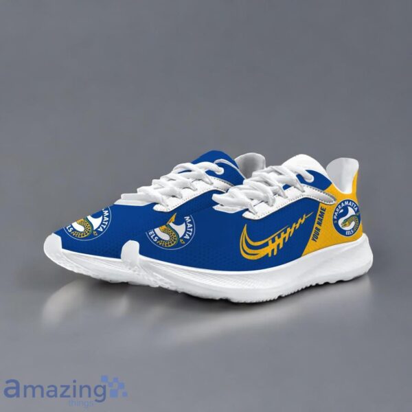 Parramatta Eels Running Shoes 3D Logo Trending For Men Women Custom Name Product Photo 2