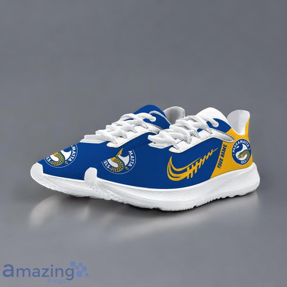 Parramatta Eels Running Shoes 3D Logo Trending For Men Women Custom Name image Parramatta Eels Running Shoes 3D Logo Trending For Men Women Custom Name Product Photo 2