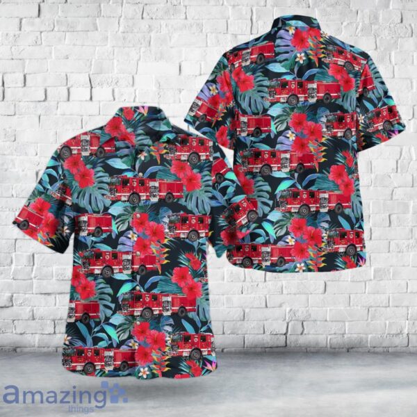 Pearland, Texas, Pearland Fire Department Hawaiian Shirt Product Photo 1