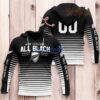 Personalized Custom New Zealand X Rugby World Cup Black White Hoodie 3D All Over Print