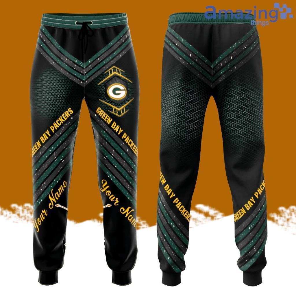 Personalized Green Bay Packers All Over Print 3D Glittering Stripes Casual Unisex All Over Print 3D Long Pants Black image Personalized Green Bay Packers All Over Print 3D Glittering Stripes Casual Unisex All Over Print 3D Long Pants Black Product Photo 1