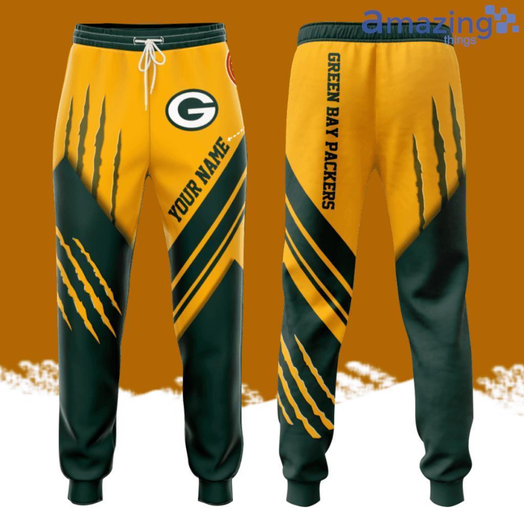 Personalized Green Bay Packers Professional Football Team All Over Print 3D Long Pants Green image Personalized Green Bay Packers Professional Football Team All Over Print 3D Long Pants Green Product Photo 1
