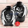 Personalized Las Vegas Raiders Skull Black White Hoodie 3D All Over Print