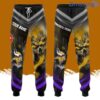 Personalized Minnesota Vikings Smoky Yellow Skull All Over Print 3D Casual Unisex All Over Print 3D Long Pants