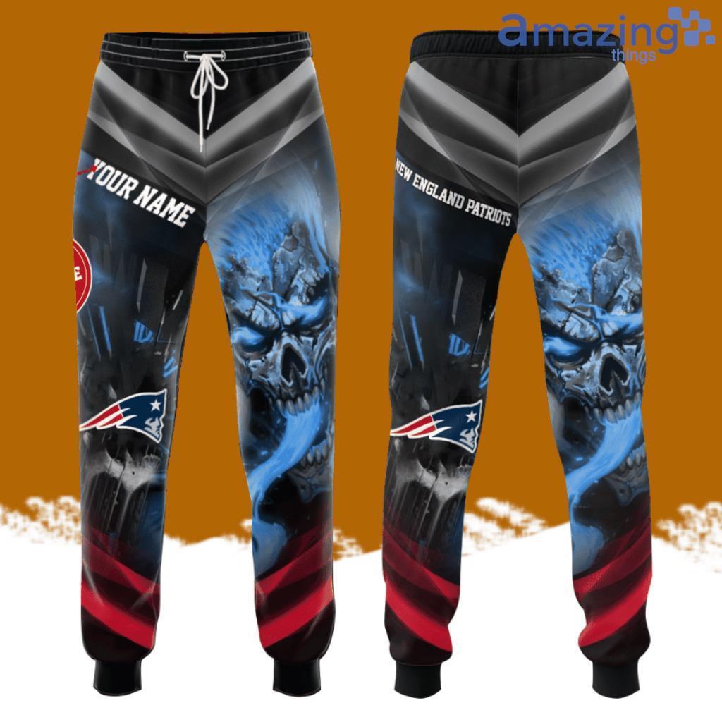 Personalized New England Patriots Professional Football Team All Over Print 3D Long Pants Blue image Personalized New England Patriots Professional Football Team All Over Print 3D Long Pants Blue Product Photo 1