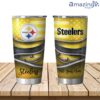 Personalized Pittsburgh Steelers Flag 3D Shining Tumbler 20oz