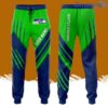 Personalized Seattle Seahawk Professional Football Team All Over Print 3D Long Pants Blue