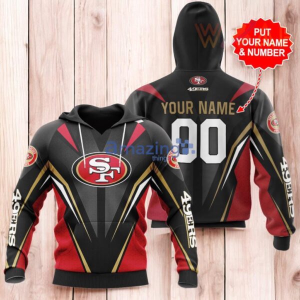 Personalized The Best San Francisco 49ers Hoodie 3D All Over Print Product Photo 1