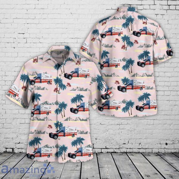 Petersburg, Illinois, Menard County EMS Hawaiian Shirt Summer Vacation Gift Product Photo 1