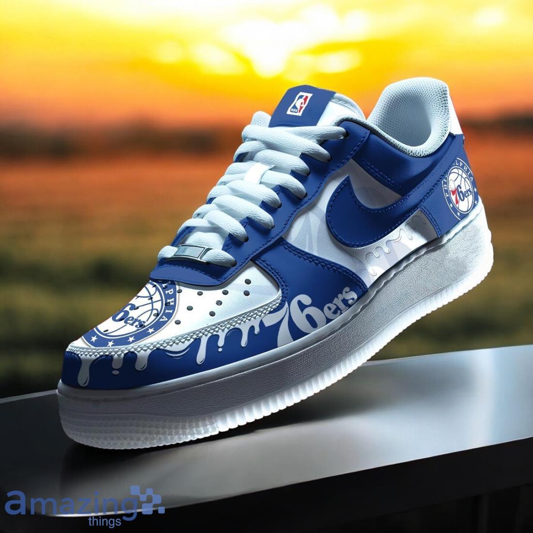 Philadelphia 76ers Air Force Shoes For Fans image Philadelphia 76ers Air Force Shoes For Fans Product Photo 1