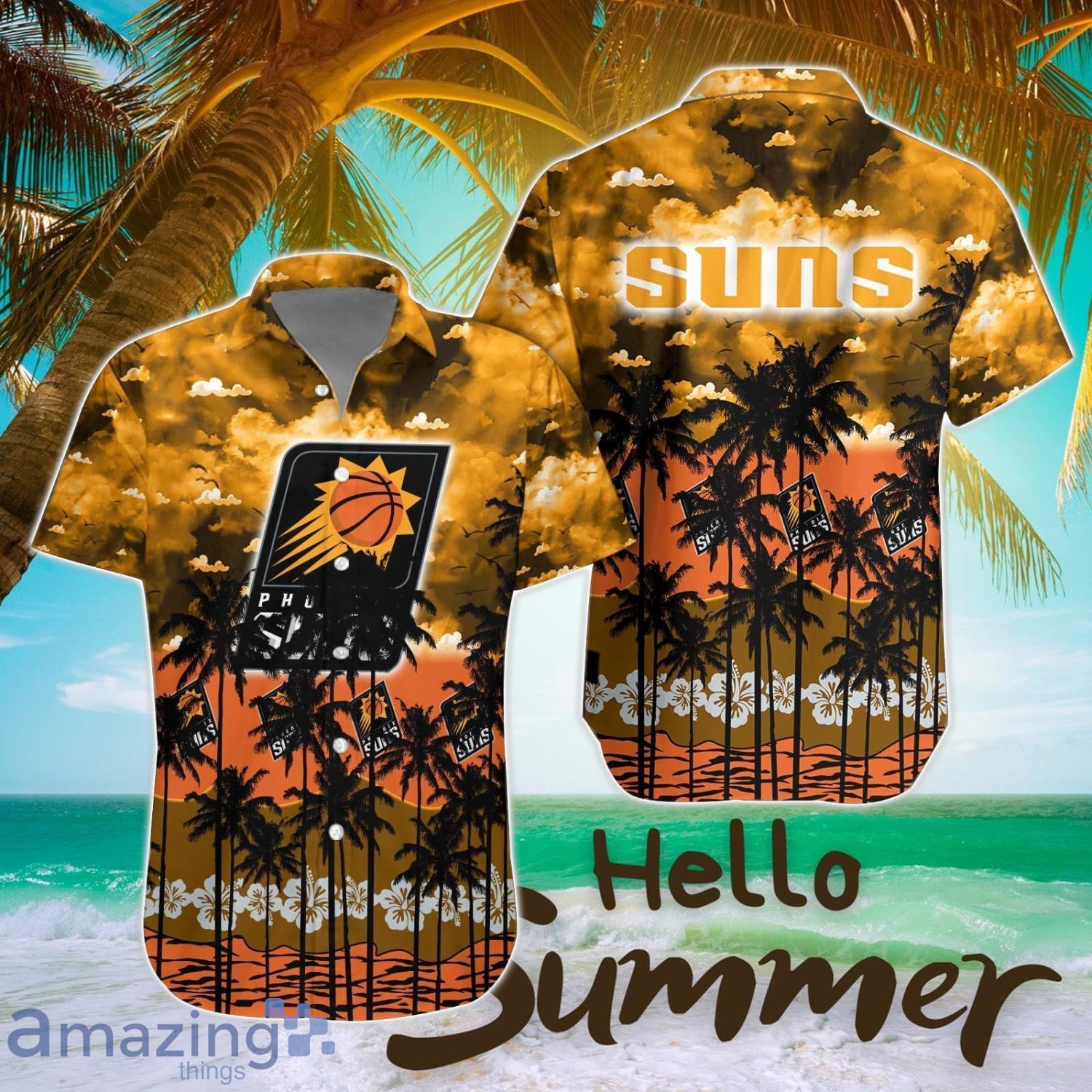 Phoenix Suns Hawaiian Shirt All Printed 3D Printing Aloha Button Shirt image Phoenix Suns Hawaiian Shirt All Printed 3D Printing Aloha Button Shirt Product Photo 1