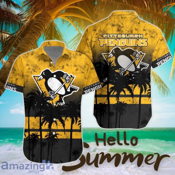 Pittsburgh Penguins Hawaii Shirt Logo Team Printing 3D Hawaiian Shirt All Printed Product Photo 1