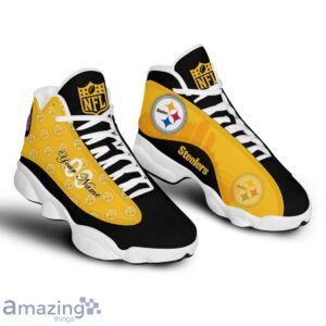 Pittsburgh Steelers Air Jordan 13 Shoes Trending For Men Women Custom Number & Name Product Photo 1