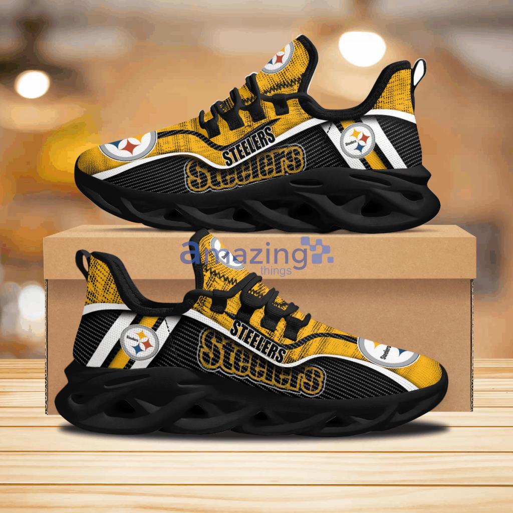Pittsburgh Steelers Jumpstart Max Soul Shoes New Sneaker image Pittsburgh Steelers Jumpstart Max Soul Shoes New Sneaker Product Photo 1