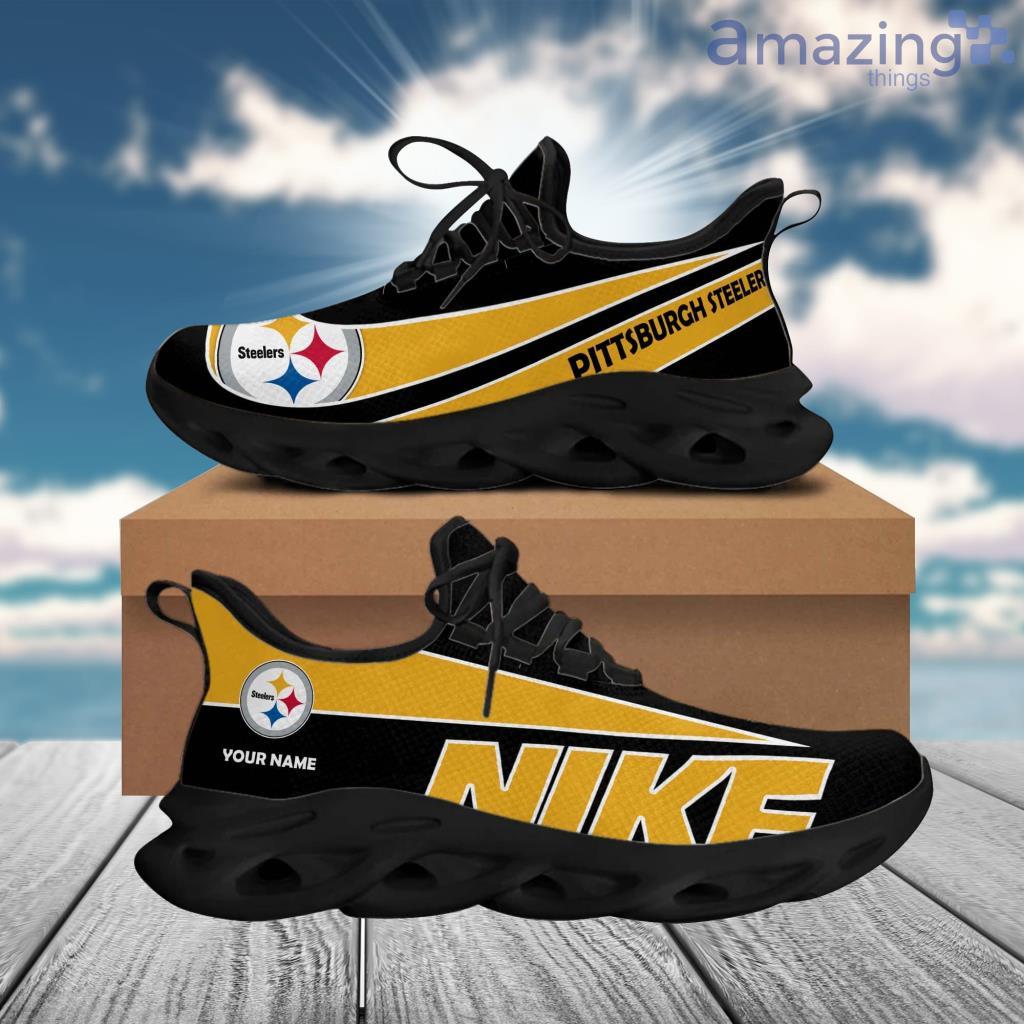Pittsburgh Steelers NFL Max Soul Shoes Sneaker image Pittsburgh Steelers NFL Max Soul Shoes Sneaker Product Photo 1