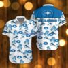 Polaris Beach Shirt Logo Printed White Hawaiian Shirt For Men And Women