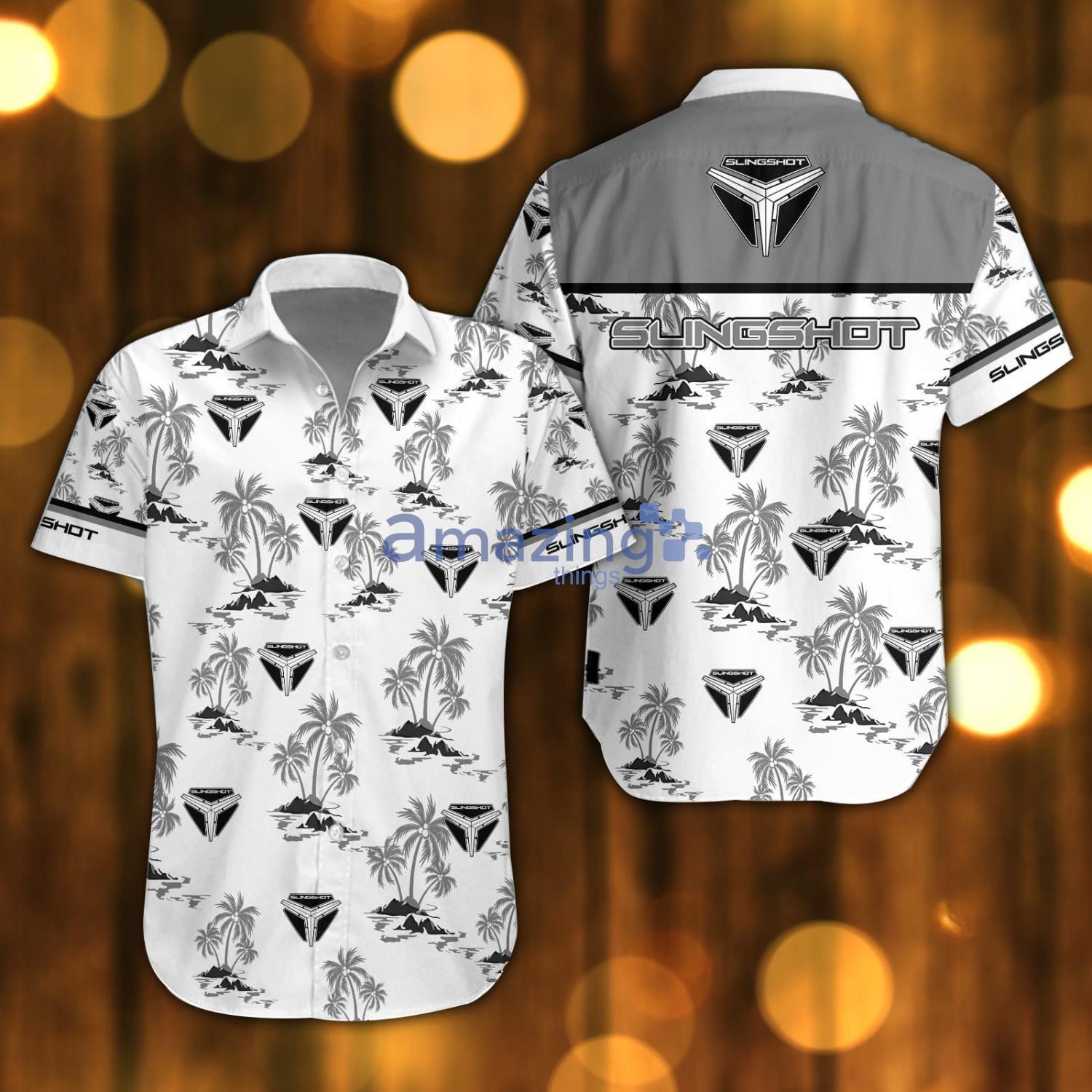 Polaris Slingshot Beach Shirt Logo Printed White Hawaiian Shirt For Men And Women Product Photo 1
