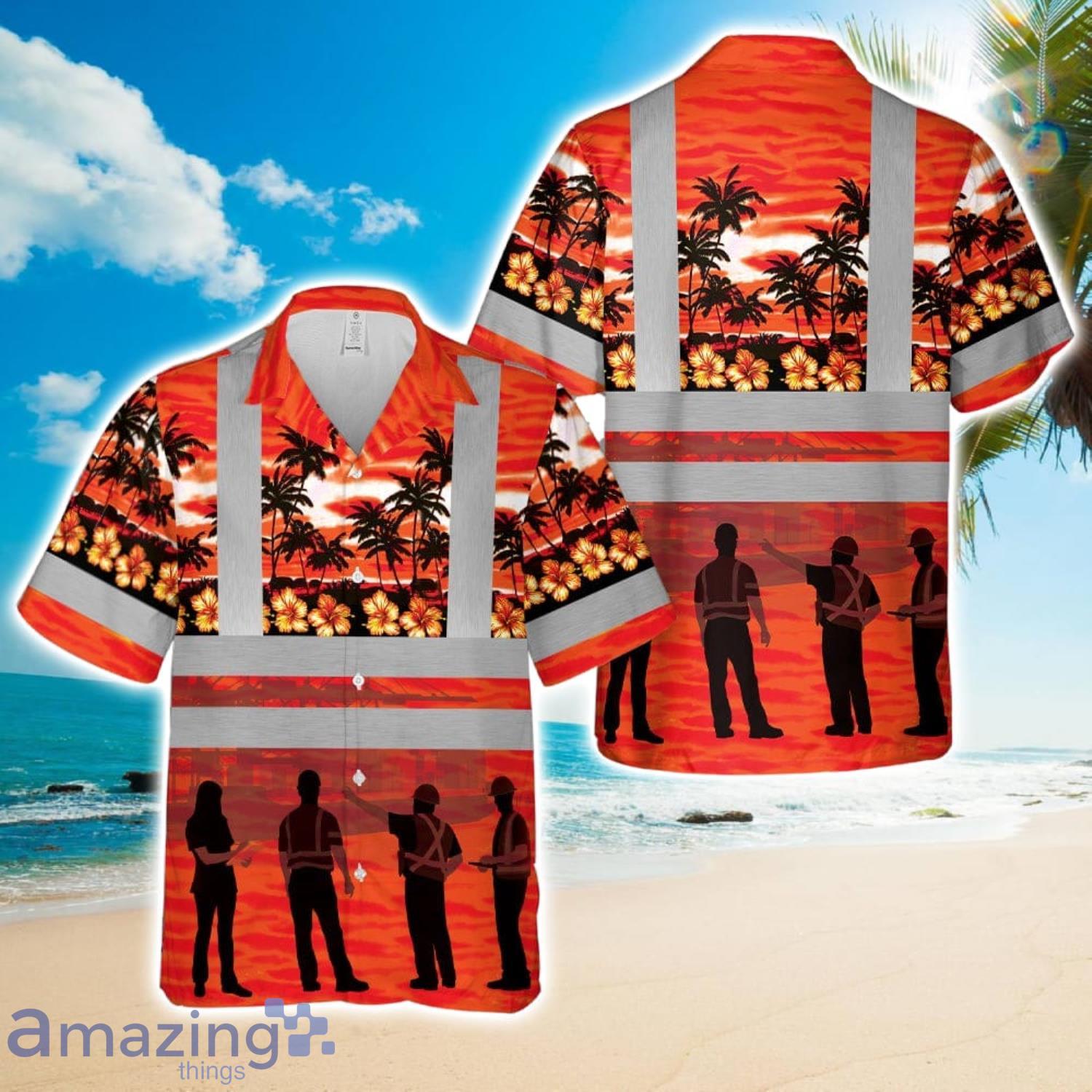 Port Worker Tropical Hawaiian Shirt Summer Beach Shirt image Port Worker Tropical Hawaiian Shirt Summer Beach Shirt Product Photo 1