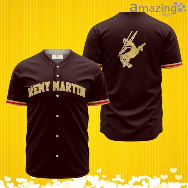 Remy Martin Brown Basic Baseball Jersey Shirt New Fashion Product Photo 1