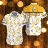 Renault Beach Shirt Logo Printed White Hawaiian Shirt For Men And Women