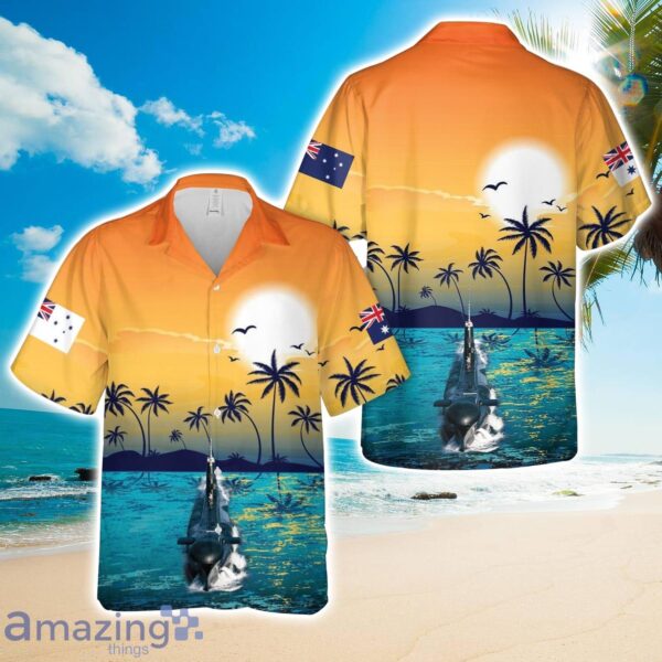 Royal Australian Navy HMAS Onslow (SS 60-SSG 60) Oberon-class submarine Yellow Hawaiian Shirt Gift For Summer Product Photo 1