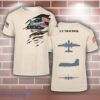 S-2 Tracker S2 Aircraft 3D T-Shirt For Men And Women