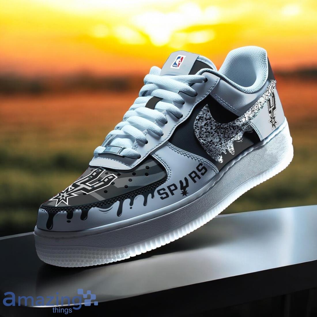 San Antonio Spurs Air Force Shoes Sneaker Trending For Fans image San Antonio Spurs Air Force Shoes Sneaker Trending For Fans Product Photo 1