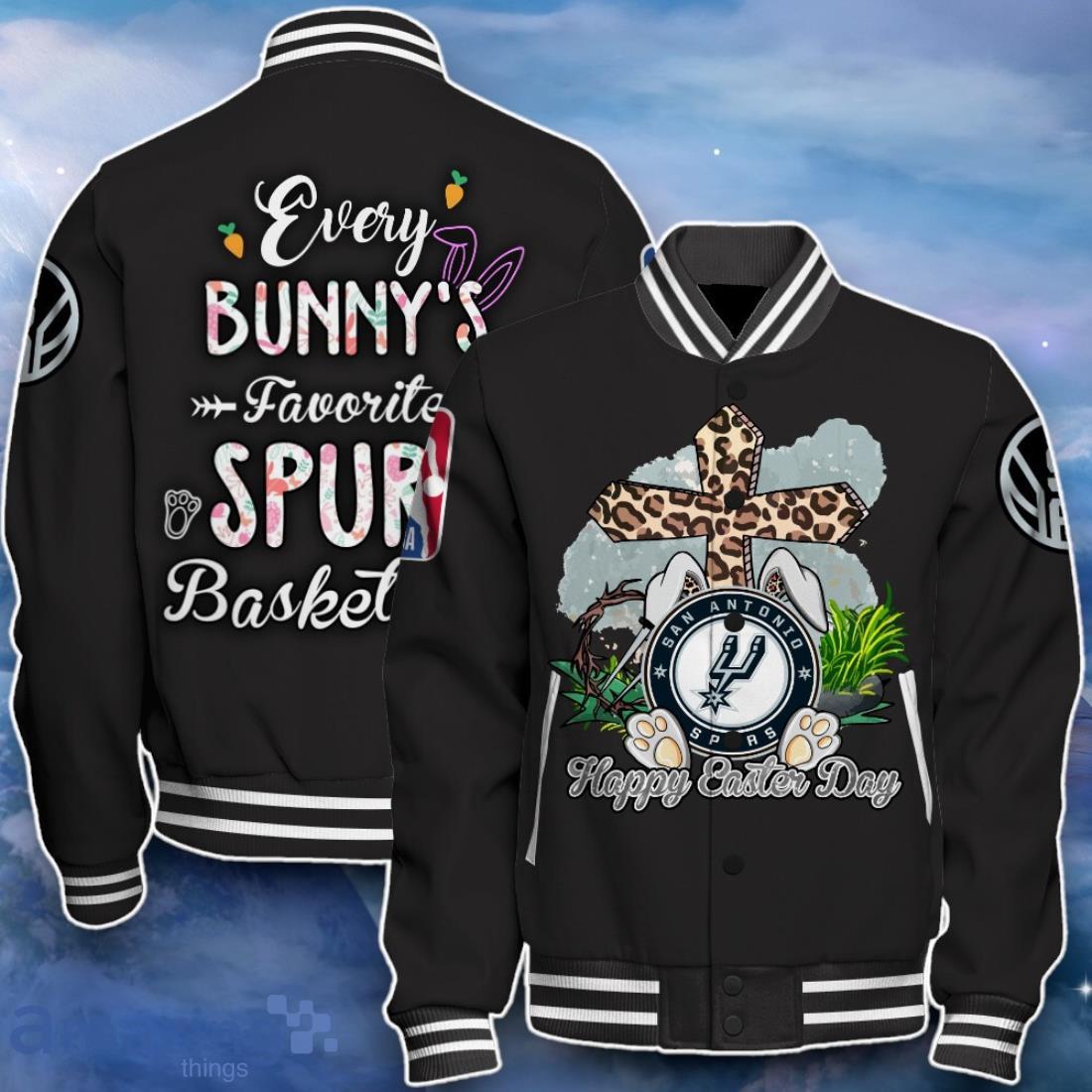 San Antonio Spurs Baseball Jacket Nice Gift For Fans image San Antonio Spurs Baseball Jacket Nice Gift For Fans Product Photo 1