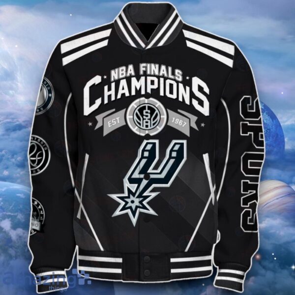 San Antonio Spurs Baseball Jacket Perfect Design For Fans Product Photo 2