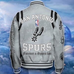 San Antonio Spurs Baseball Jacket Remarkable Design For Fans image San Antonio Spurs Baseball Jacket Remarkable Design For Fans Product Photo 3