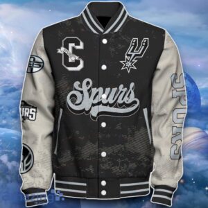 San Antonio Spurs Baseball Jacket Unique Design For Fans image San Antonio Spurs Baseball Jacket Unique Design For Fans Product Photo 2