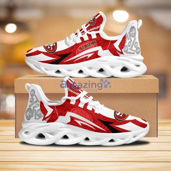 San Francisco 49ers Symbol Geometric Pattern Max Soul Shoes New Sneaker Product Photo 1