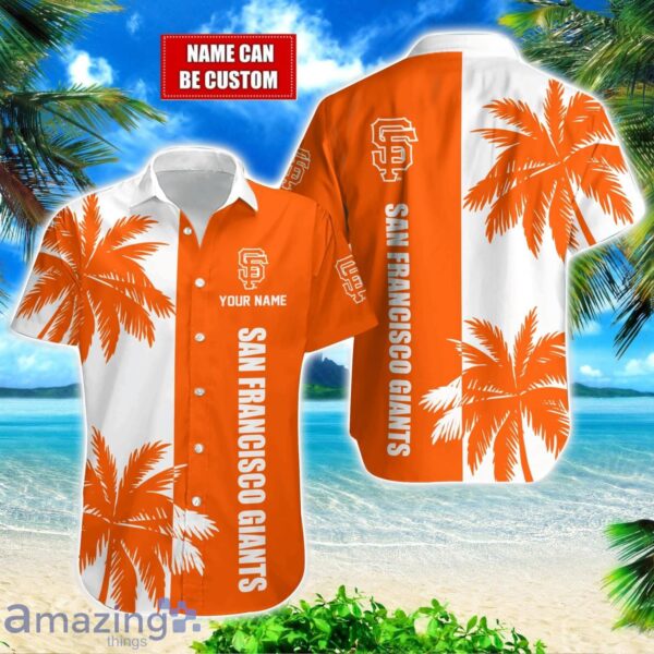San Francisco Giants MLB Beach Coconut Hawaiian Shirt Trending Summer Gift Custom Name Product Photo 1