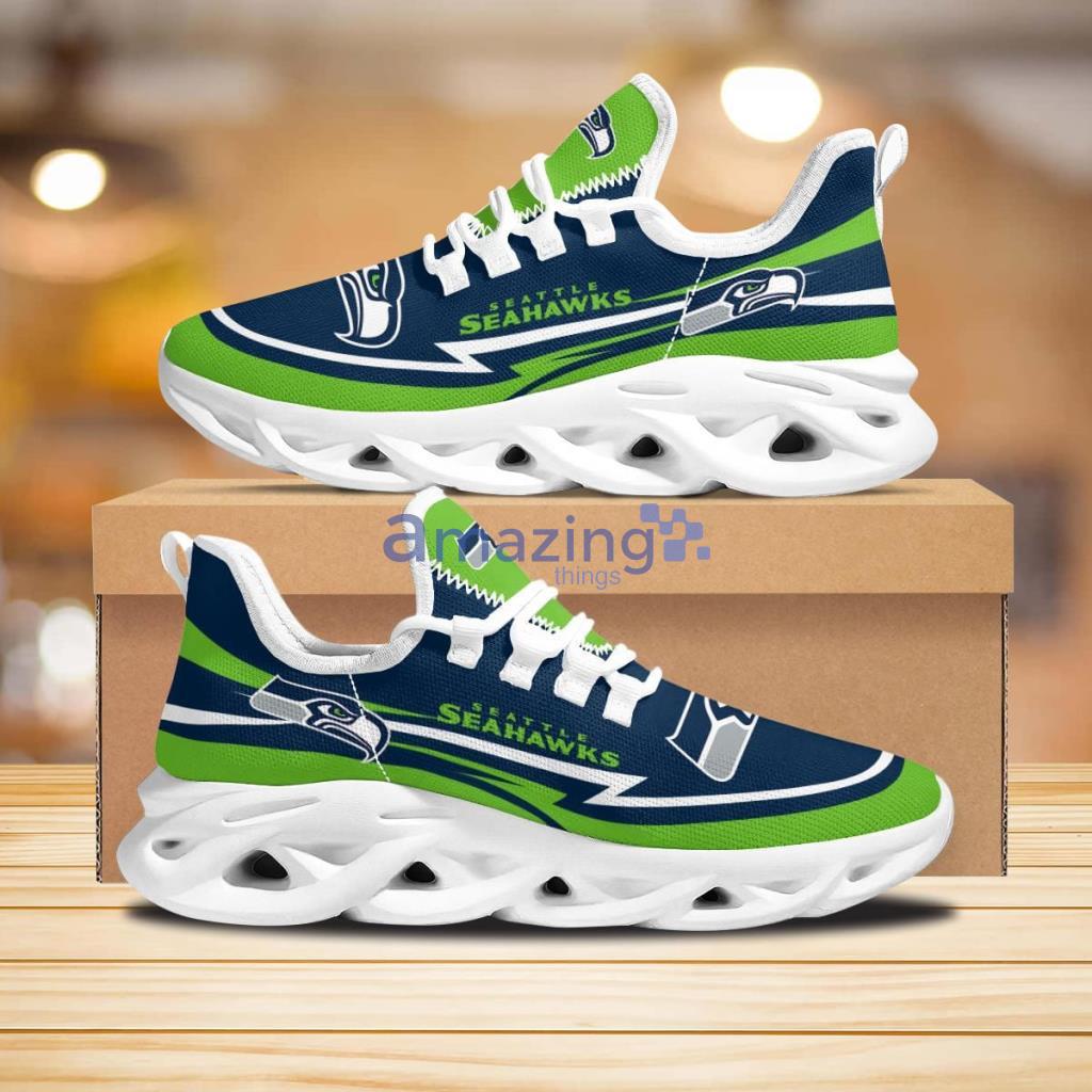 Seattle Seahawks Are Coming Curves Max Soul Shoes New Sneaker image Seattle Seahawks Are Coming Curves Max Soul Shoes New Sneaker Product Photo 1