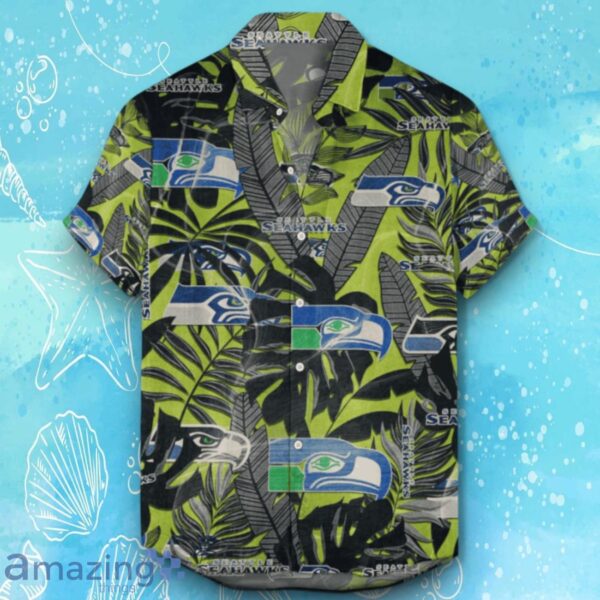 Seattle Seahawks Hawaiian Shirt Retro Logo Revolutions 2024 For Fans Product Photo 1