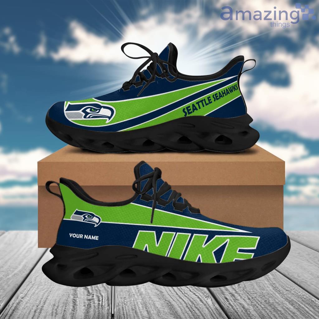Seattle seahawks NFL Max Soul Shoes Sneaker image Seattle seahawks NFL Max Soul Shoes Sneaker Product Photo 1