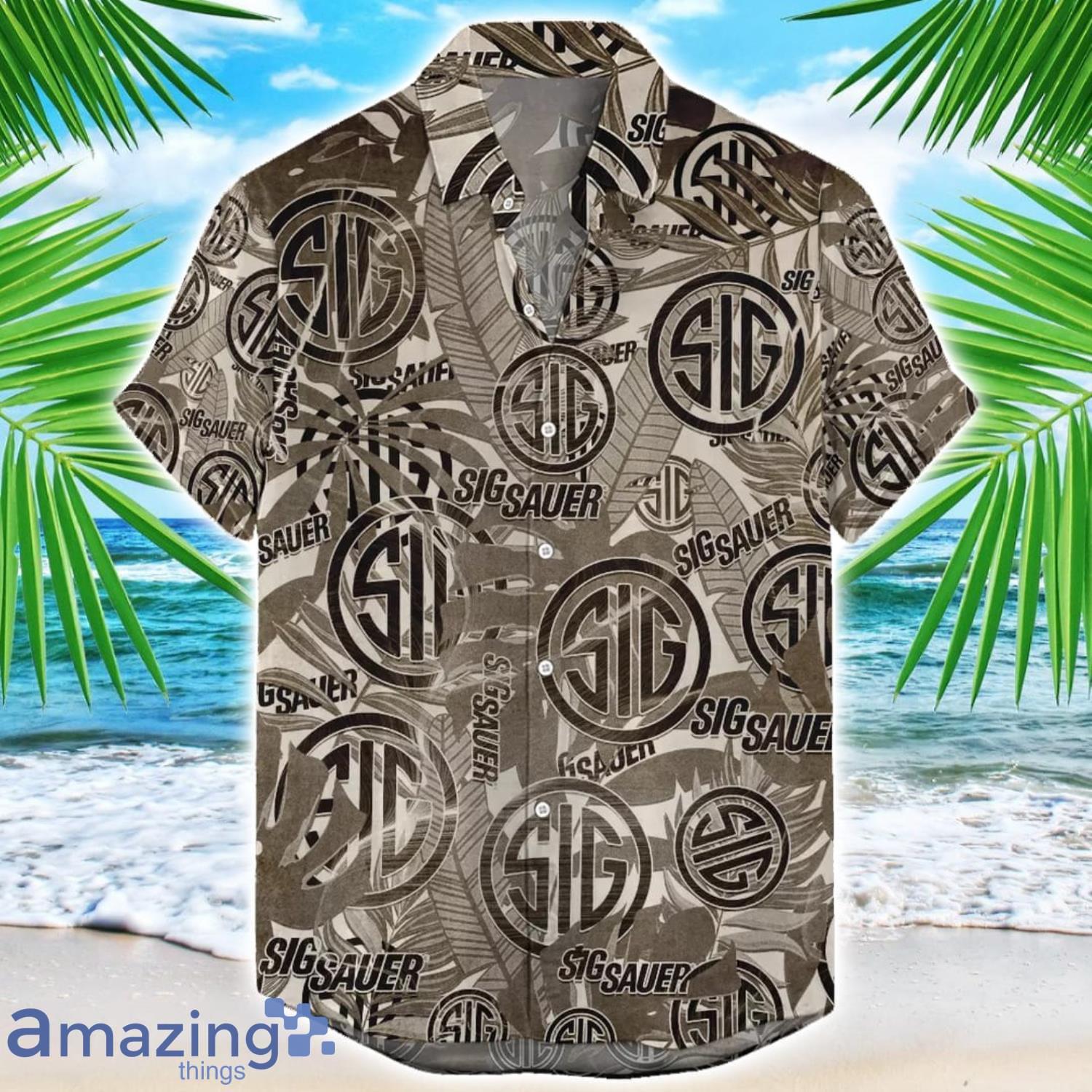 Sig Sauer Gun Retro Logo Hawaiian Shirt For Men And Women Summer Gift image Sig Sauer Gun Retro Logo Hawaiian Shirt For Men And Women Summer Gift Product Photo 1