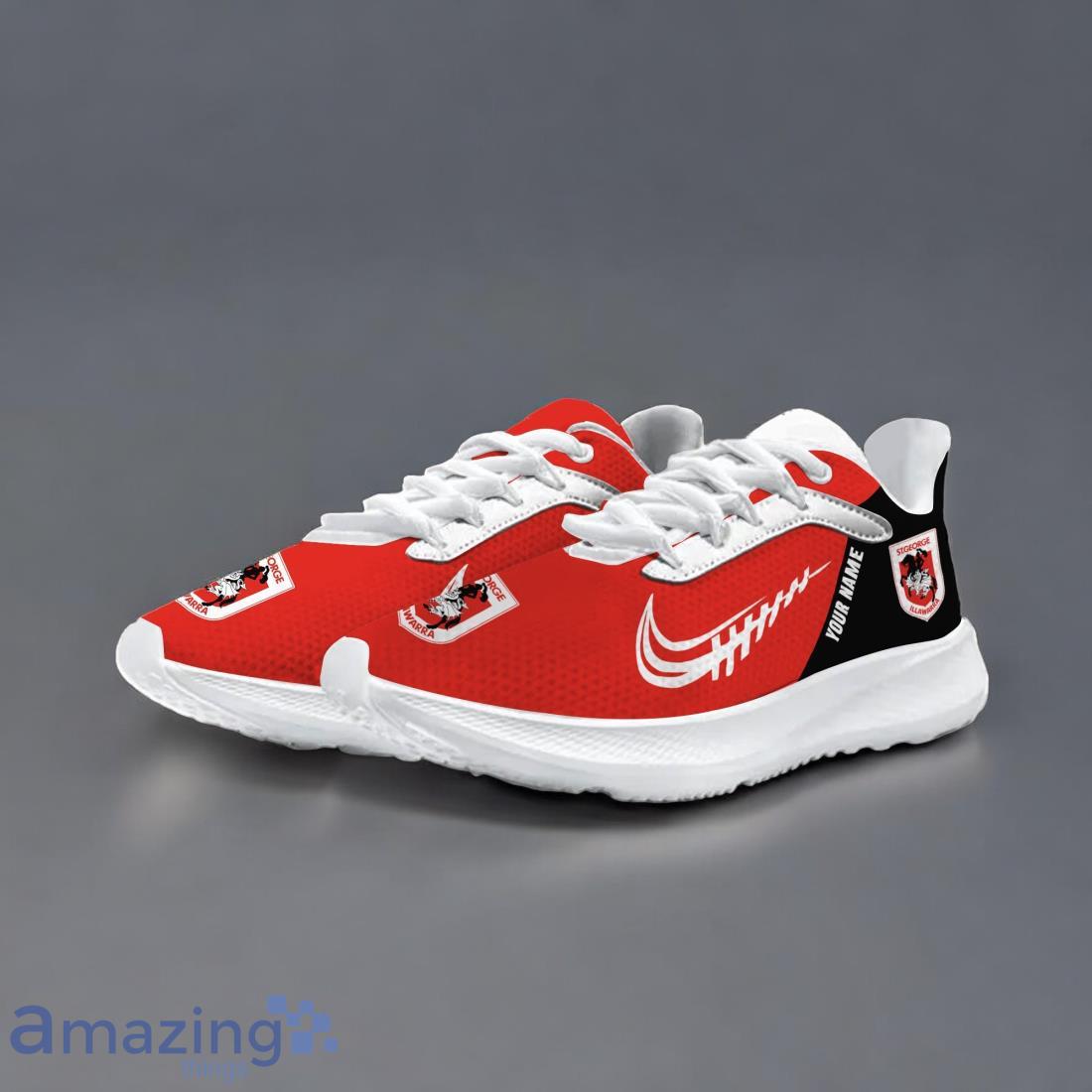 St. George Illawarra Dragons Running Shoes 3D Logo Trending For Men Women Custom Name image St. George Illawarra Dragons Running Shoes 3D Logo Trending For Men Women Custom Name Product Photo 2