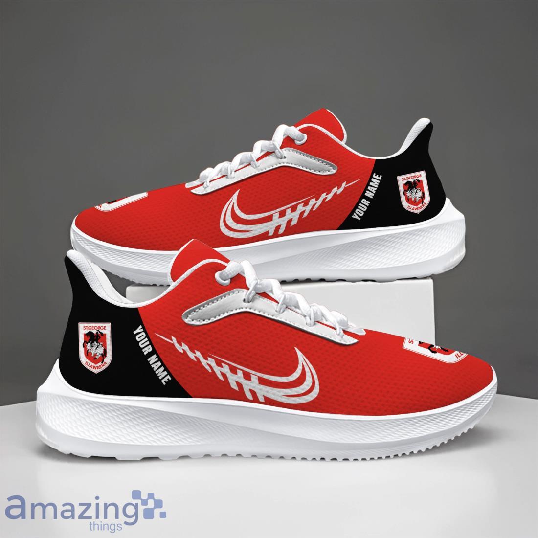 St. George Illawarra Dragons Running Shoes 3D Logo Trending For Men Women Custom Name image St. George Illawarra Dragons Running Shoes 3D Logo Trending For Men Women Custom Name Product Photo 1