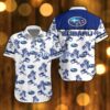 Subaru Beach Shirt Logo Printed White Hawaiian Shirt For Men And Women