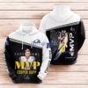 Superbowl Mvp Cooper Kupp Los Angeles Rams Black White Hoodie 3D All Over Print