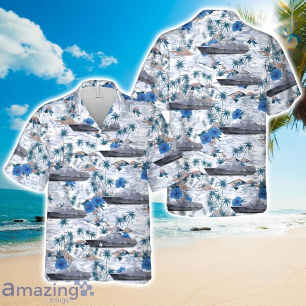Swedish Navy Visby-class Corvette Hawaiian Shirt Summer Vacation Gift Product Photo 1