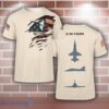 T-38 Talon T38 Aircraft 3D T-Shirt For Men And Women