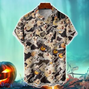 Takamine Back To Time Guitars Logo Halloween Hawaiian Shirt For Fans Product Photo 1