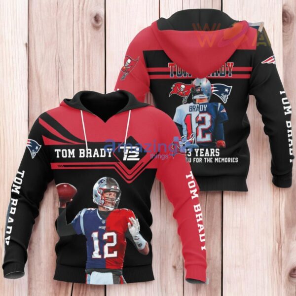 Tom Brady Nfl Hoodie 3D All Over Print Product Photo 1