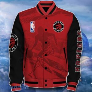 Toronto Raptors Baseball Jacket Remarkable Gift For Fans image Toronto Raptors Baseball Jacket Remarkable Gift For Fans Product Photo 2