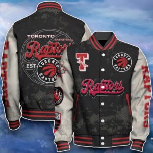 Toronto Raptors Baseball Jacket Unique Design For Fans Product Photo 1