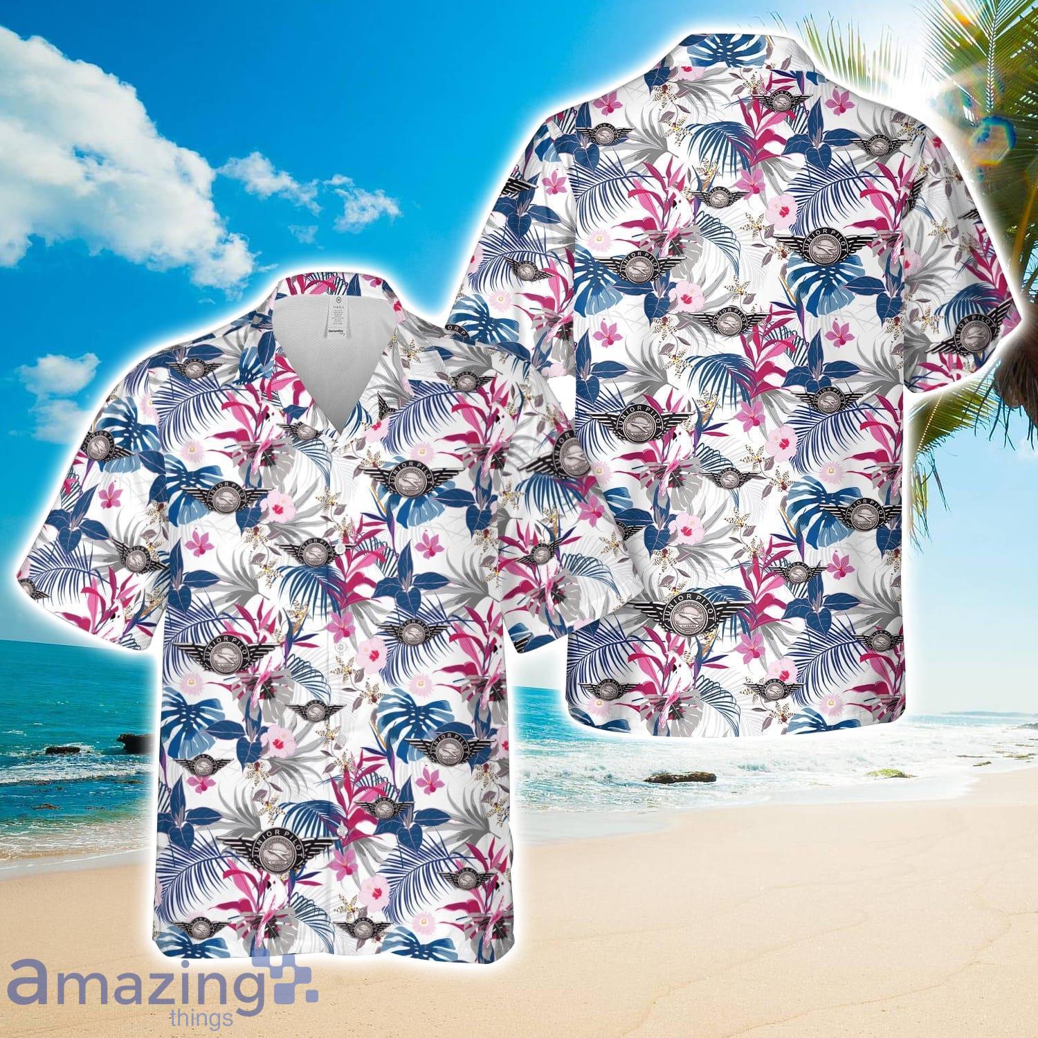 Tuskegee Airmen Junior Pilot Badge Hawaiian Shirt Summer Beach Shirt image Tuskegee Airmen Junior Pilot Badge Hawaiian Shirt Summer Beach Shirt Product Photo 1
