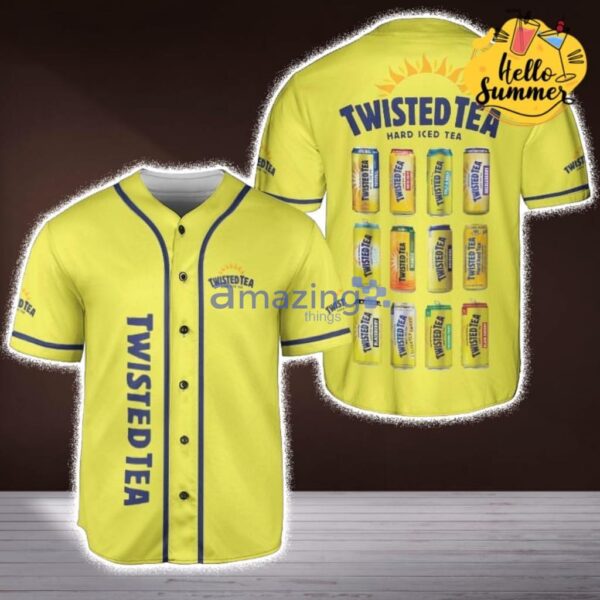 Twisted Tea Hard Iced Tea Can Of Beer Baseball Jersey Shirt Product Photo 1